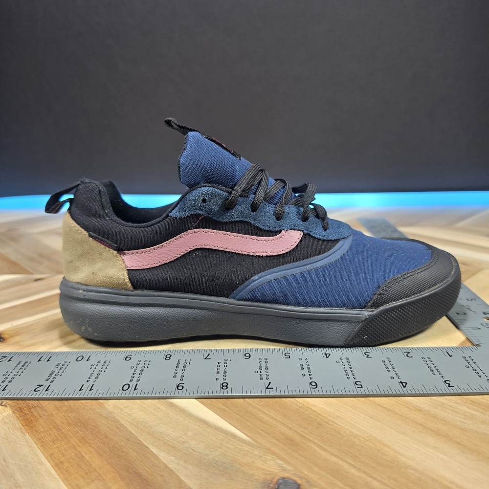 VANS UltraRange Gibraltar Sea Blue Ebony Blackβ Pink Mens Skate Shoes Size 10 - Picture 12 of 13